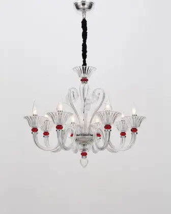 Modern Minimalist restaurant Decoration Glass Chandelier