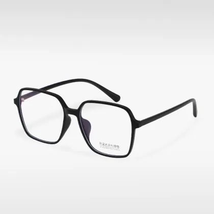 Trendy Large Frame Anti-Blue Light Myopia Glasses
