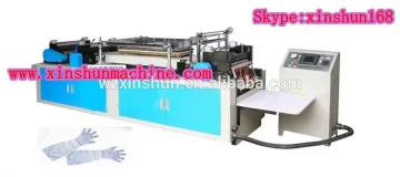 Ruian Xinshun Disposable plastic long sleeve glove sharp making machine