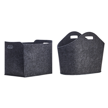 needle punched non-woven felt storage basket