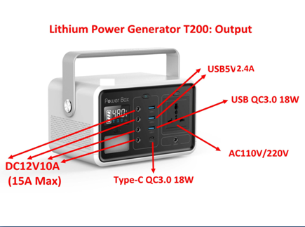 solar charge Portable Power Generator power bank