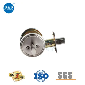 Single Cylinder Tubular Knob Deadbolt Lockset for Entrance
