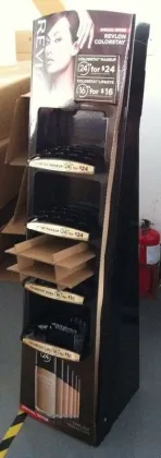 Cosmetic Cardboard Retail Display Point Of Purchase Display For Revlon Sgs Certification