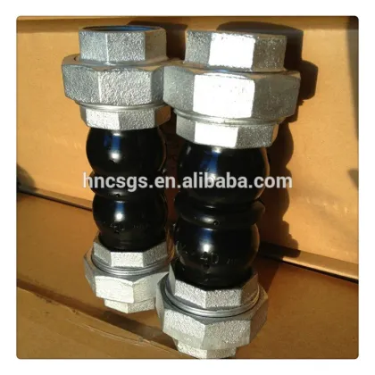 Threaded dual-ball rubber joints EPDM
