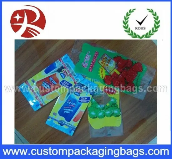 Heal Seal Food Grade Plastic Food Packaging Bags For Popsicle Packaging