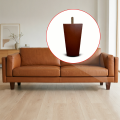 Pies de sofá de madera cuadrados, accesorios, patas de muebles para madera