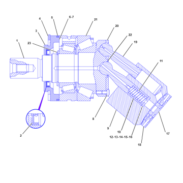 1713052 171-3052 motor for D8
