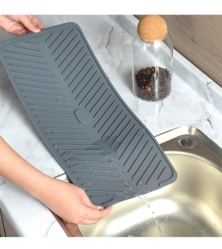 YIGO Heat-Resistant Silicone Mat - Ideal for Kitchen Counter Drying and Protection