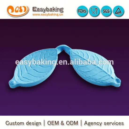 Wholesale custom multi leaf cake decorating molds cake fondant silicone mold
