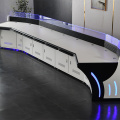 Curved Lacquered Center Console