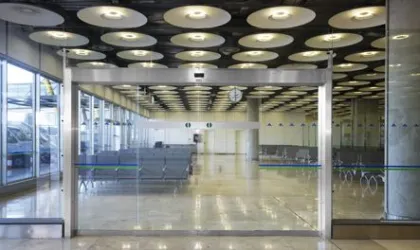 High quality security automatic sliding door