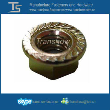 M16 Hex Serrated Flange Nut with high quality made in China