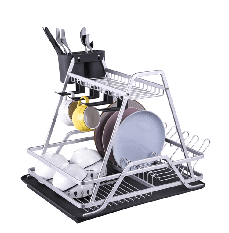 Tier Aluminum Dish Rack