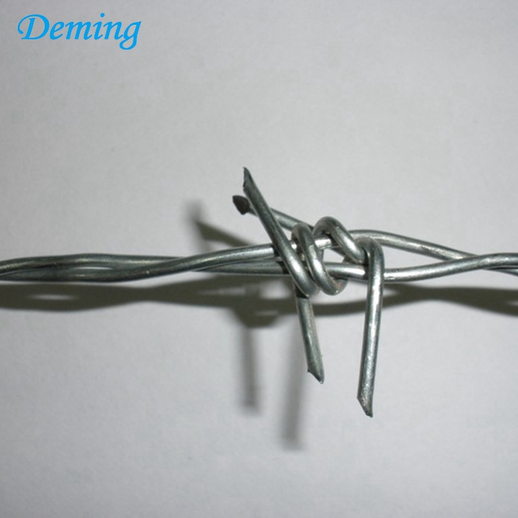 Hot-Dipped Galvanized Barbed wire fence with Customizable