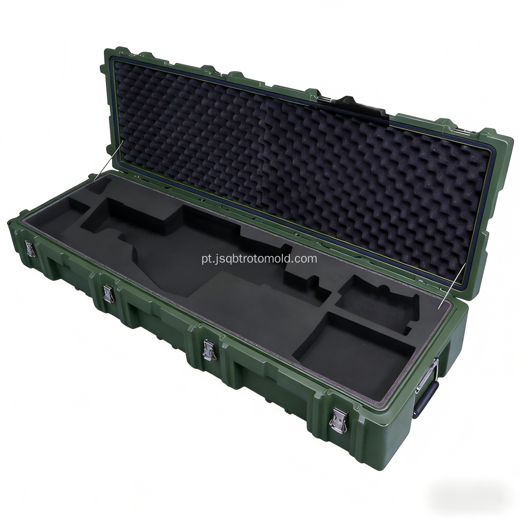 Recipiente rotomoldado de nível militar