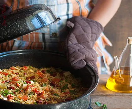 20QT Enamel Stock Pot Non-Stick Grill Barbecue Turkey Pot