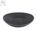 Modern Style Hotel and Restaurant Bathroom Vanities with Natural Concrete Counter Tops and Sinks