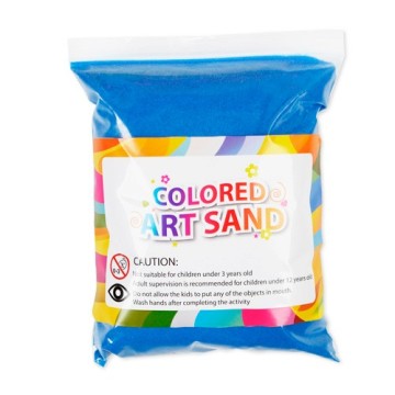12 colors Non-toxic safe color sand for kids sand art paiting