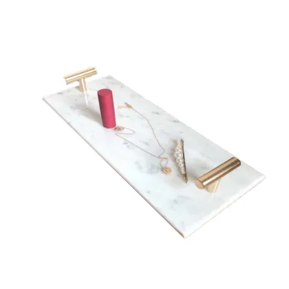Luxury Guangdong Marble Tray with Gold Daya Italian Custom Shower Base