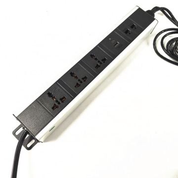 OEM Smart Aluminium Stop 3-Universal Power Pasp PDU mocowanie z USB-C i RJ45