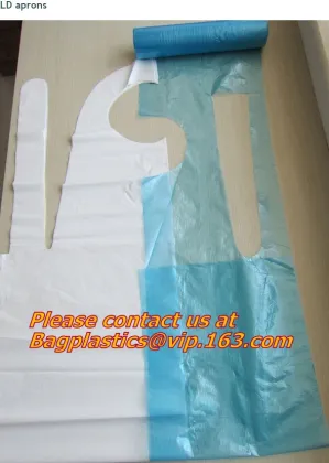 Plastic disposable kitchen pe apron, disposable, aprons, LDPE apron, HDPE apron, PE apron