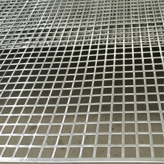 Aluminium Square Hole Perforated Metal Sheet