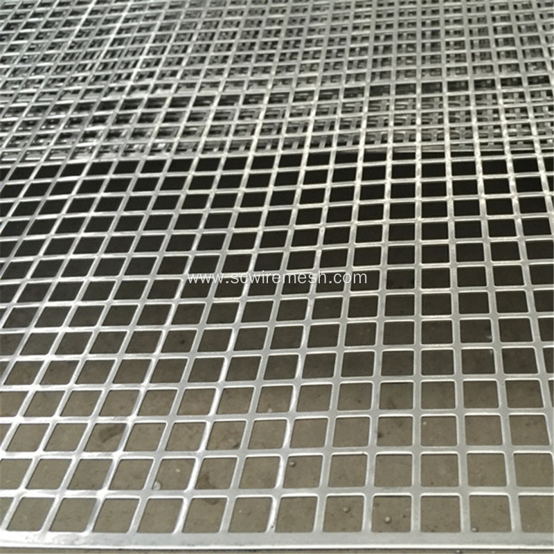 Aluminium Square Hole Perforated Metal Sheet