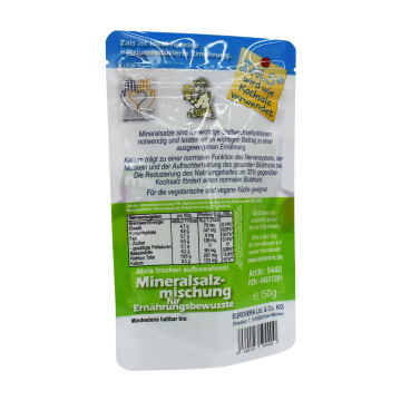 Pochette de sac de nourriture d&#39;ingrédients sans gluten 100% compostables