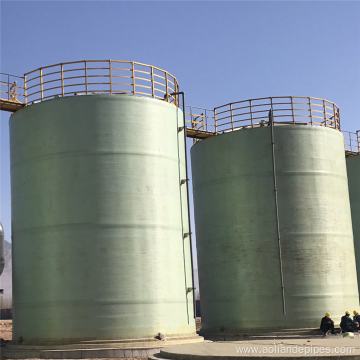 50000liters frp grp fiberglass tank hcl acid tank