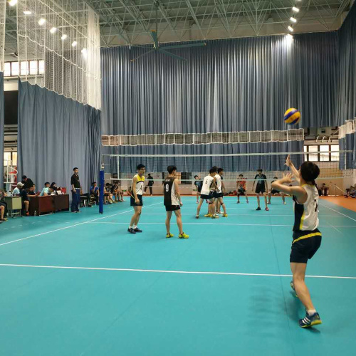 officiële vloer raad wedstrijdgebruik volleybalveldvloer aan