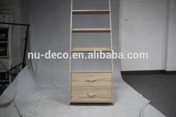 3D wooden wall shelf modern furniture