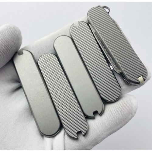 Swiss Army Titanium Knife Scales