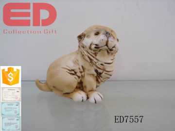 Eco-Friendly happy jumping sex figurine dog table decoration