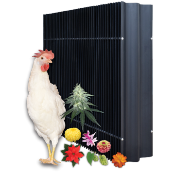 China Air Inlet Light Trap Filter for Greenhouse and Poultry Farm