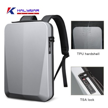 Anti-theft USB charging briefcase laptop backpack