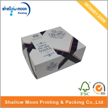 Sealing cake paper packing box