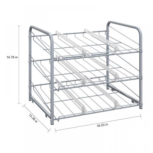 Organisateur de rangement de plats à un seul pack