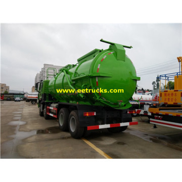 SINOTRUK 20cbm Dung Suction Tanker Trucks