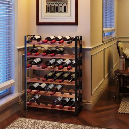 HaiYang Stackable 36 Bottle Wine Rack