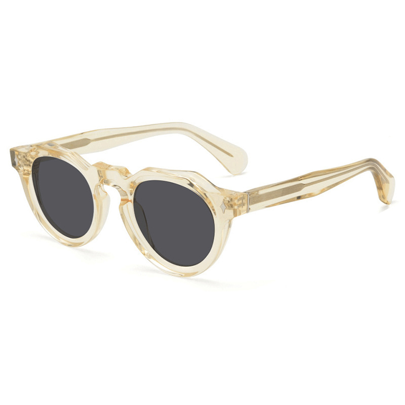 Round UV400 Acetate Glasses