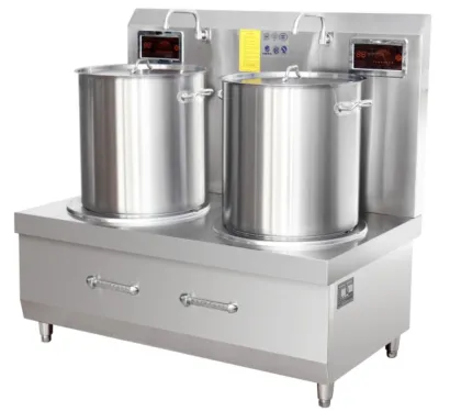 4-Burner Cabinet Induction Cooker Commercial Induction Cooking Range