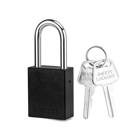 Loto Custom Non-Rekeyable Aluminum Padlock with Steel Shackle for Electrical Lockout/Tagout