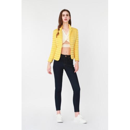 Yellow Down Cotton Jacket