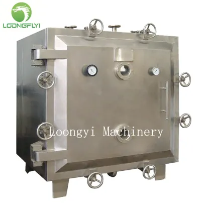 Meat pork beef square and round vacuum dryer