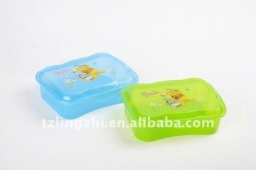 High transparent plastic lunch box