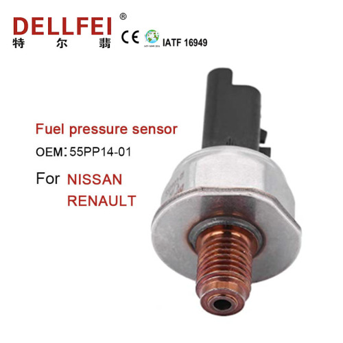 Sensor de presión del riel de combustible del automóvil 55pp14-01 para Nissan