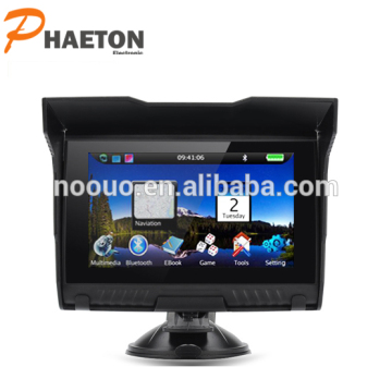 Quality waterproof PND 5 Inch gps navigator for motorcycle wince 6.0 system w-50