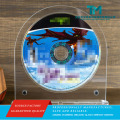 Expositor de CD acrílico com base