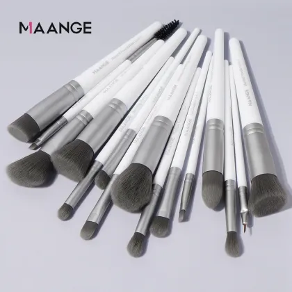 MAANGE 15pcs Private Label Luxury Makeup Brush Set