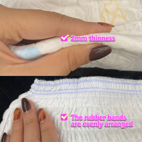 Pantalones de período de productos de higiene menstrual transpirables suaves